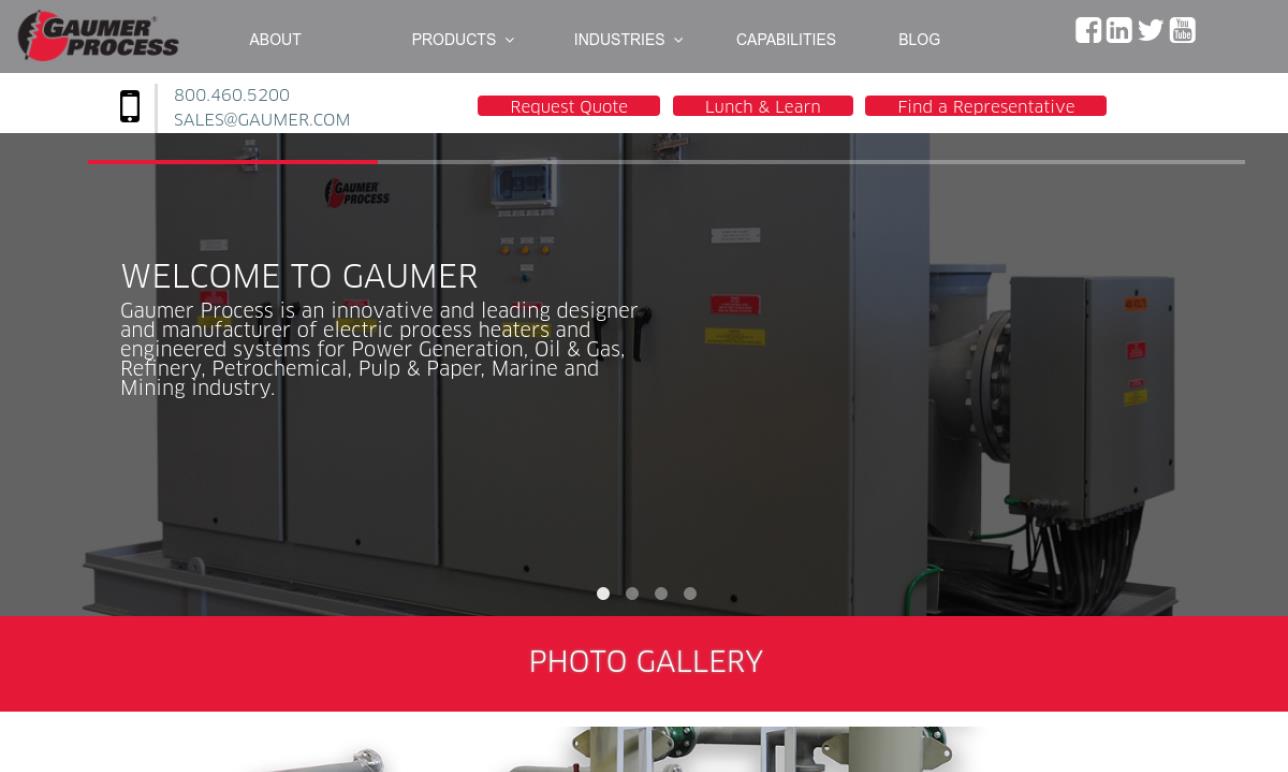 Gaumer Process Heaters, Systems & Controls