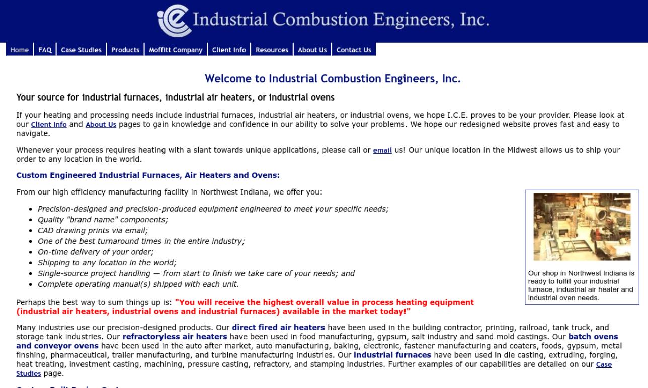 Industrial Combustion Engineers, Inc.